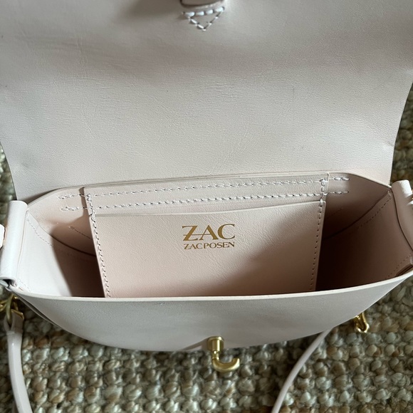 ZAC Zac Posen Belay Mini Leather Saddle Crossbody Bag - Picture 8 of 9